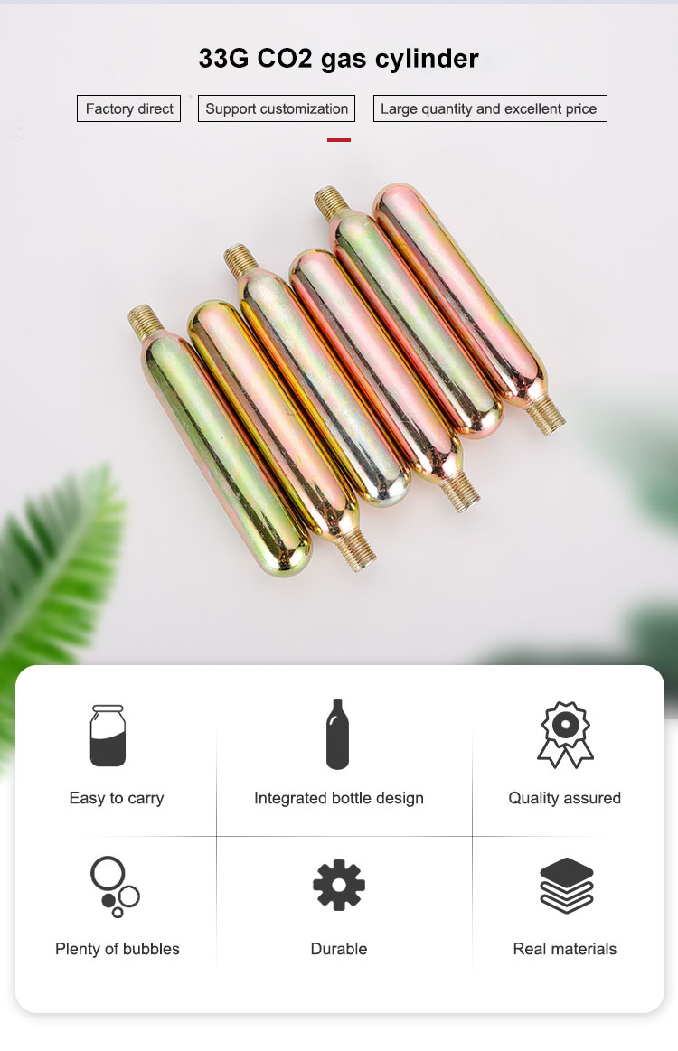 33g CO2 Thread Cartridges Cylinders